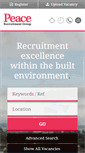 Mobile Screenshot of peacerecruitment.co.uk
